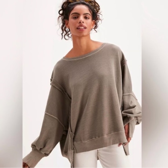 We The Free Tops - WE THE FREE - Camden Distressed Sweatshirt